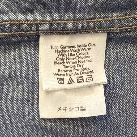 Eddie Bauer Western Outdoor Jean Jacket/Shirt Men's Rugged Denim Size Medium - Picture 11 of 13